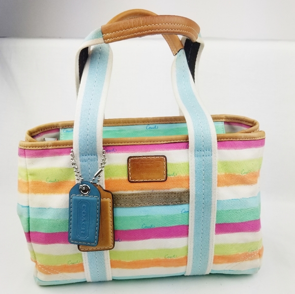 Coach Handbags - Authentic Coach Hampton Watercolor Tote